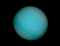 The steps of Uranus during the current month