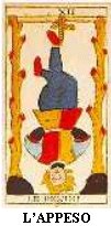 HANGED MAN - RIGHT AND REVERSE - THE BEST FREE ONLINE TAROT CARD READING FOR LOVE CAREER LUCK