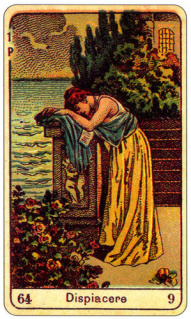 CARD OF DISPIACERE RIGHT AND REVERSE - READING OF THE GYPSY SIBILLE ON LOVE CAREER LUCK FOR FREE ONLINE